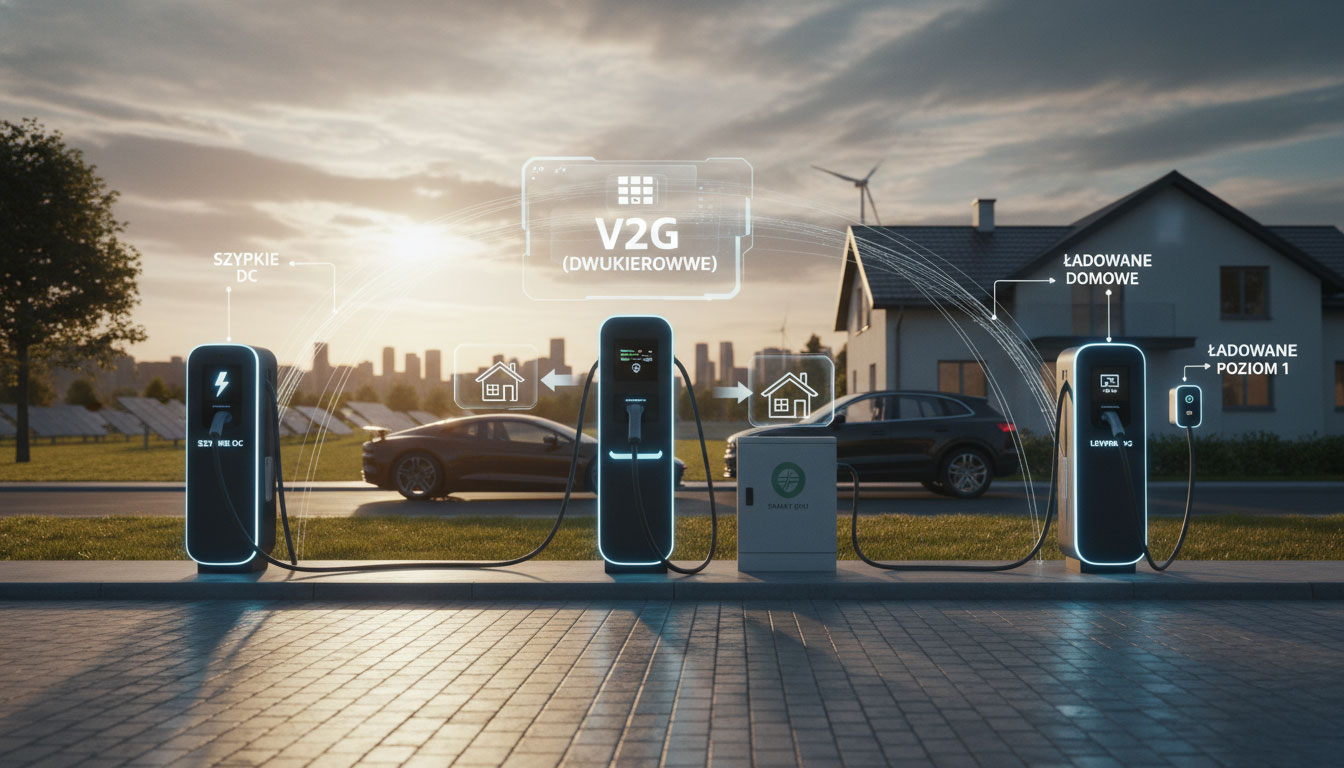 Infrastruktura ładowania: od szybkich DC po ładowanie dwukierunkowe (V2G)